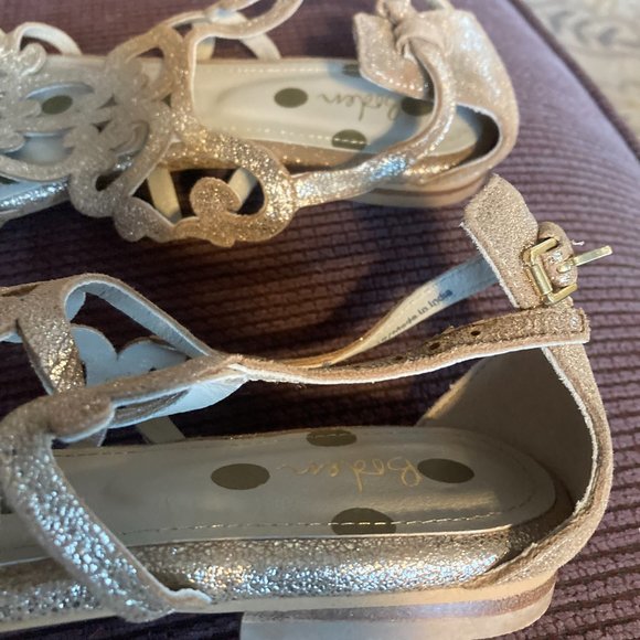 Beautiful BODEN strappy sandal in gold leather, size 40 - Picture 5 of 5